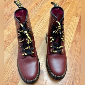 Dr. Martens Burgundy (Cherry Red) Adult -Unisex Boots::